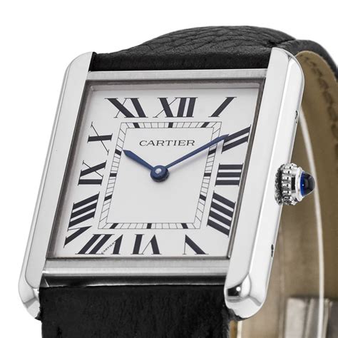 cartier baignoire leather strap|cartier leather strap tank solo.